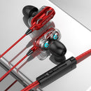 A4 In-Ear Headphone 3.5mm Plug Ergonomic Wired Earphones for Phone (Red) Newly