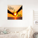 5D Diamond Painting Kit Sunset Love Hands Full Round Drill Rhinestone DIY Arts