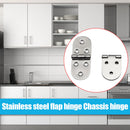 Stainless Steel Flip Hinge Cabinet Chassis Folding Bending Hinge Hardware Newly