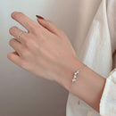 Ginkgo Leaf Pendant Chain Bangle Adjustable Couple Bracelet Leaf Bracelet