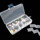 10 Slot Jewelry Rings Adjustable Tool Box Case Craft Organizer Storage Bead