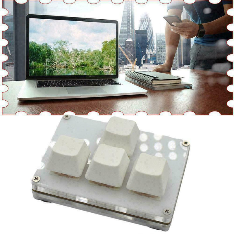 4-key Mini Keyboard Function Key For DIY Custom Shortcuts C8V7 Best Keypad W1M4