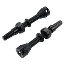 1 Pair 40mm Mountain Road Bike Tubeless Tire Presta Valve CNC Alloy Stem w/