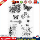 Butterfly Flower Transparent Clear Stamp for DIY Scrapbooking Paper Crafts Newly