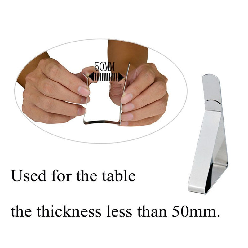 Wedding Board Home Stainless Steel Tablecloth Clamp Table Cover Holder Clip