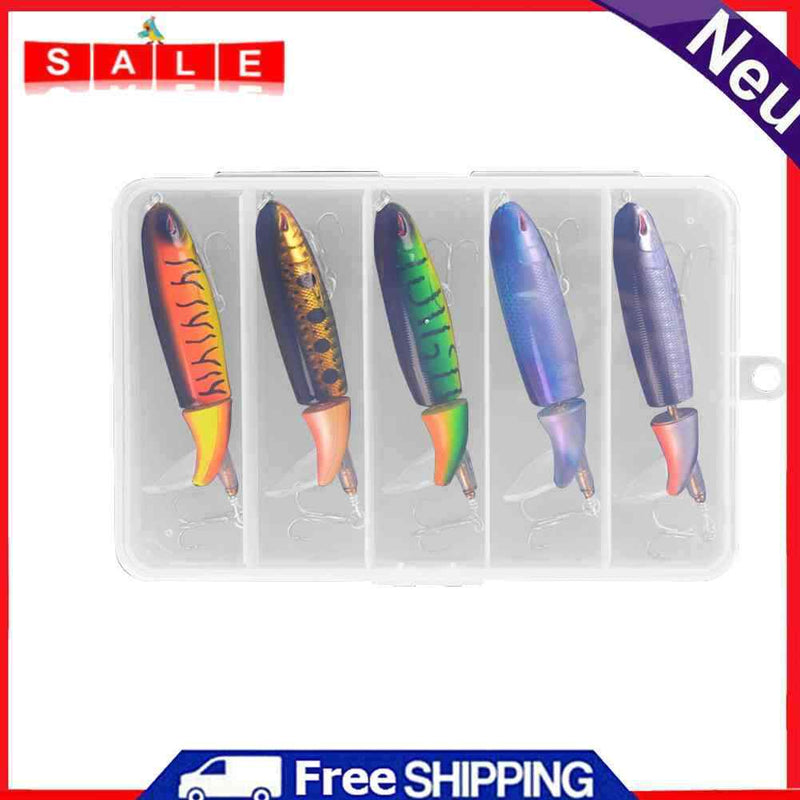 5pcs 10cm 13g Bait Topwater Simulation Crankbait Artificial Fish Bait Tac
