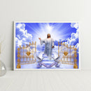 God Frameless Picture Oil Paint By Numbers Hand Painted Picture Room Decorati