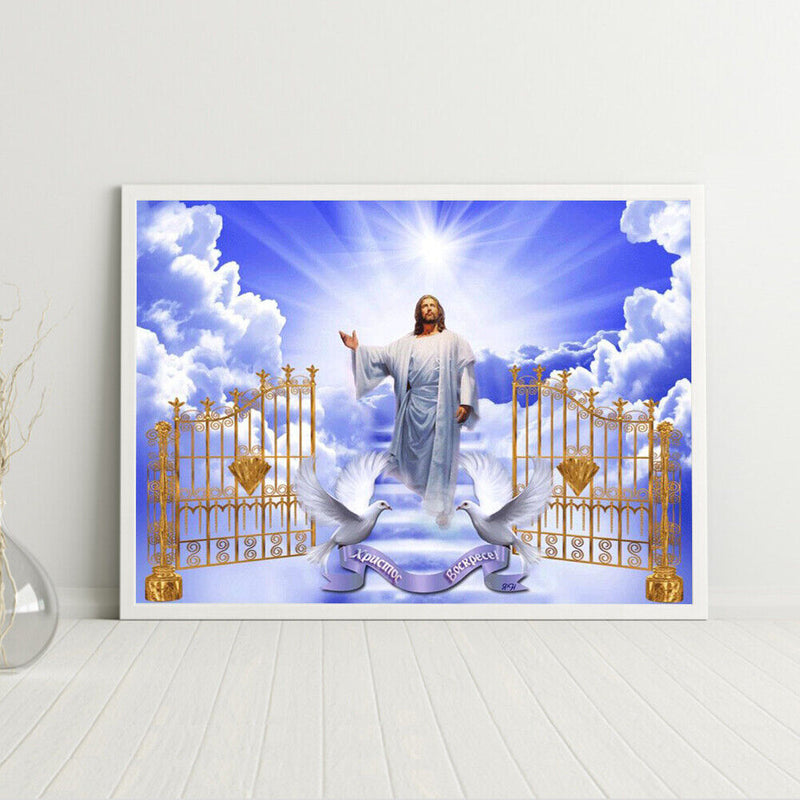 God Frameless Picture Oil Paint By Numbers Hand Painted Picture Room Decorati