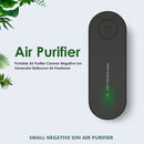 Air Purifier Cleaner Negative Ion Generator Bathroom Air Freshener (Black)