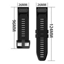 Replacement Silicone Band for Garmin Fenix 6X 5X 3 D2 Tactix Bravo (Black) Newly