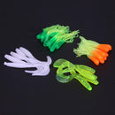 45Pcs/Lot Soft Fishing Bait Lead Head Hook Artificial Bait Tackle Carp Fishing