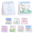 Organizer Yearly Agenda Portable Desktop Ornaments Mini Desk Calendar Cute