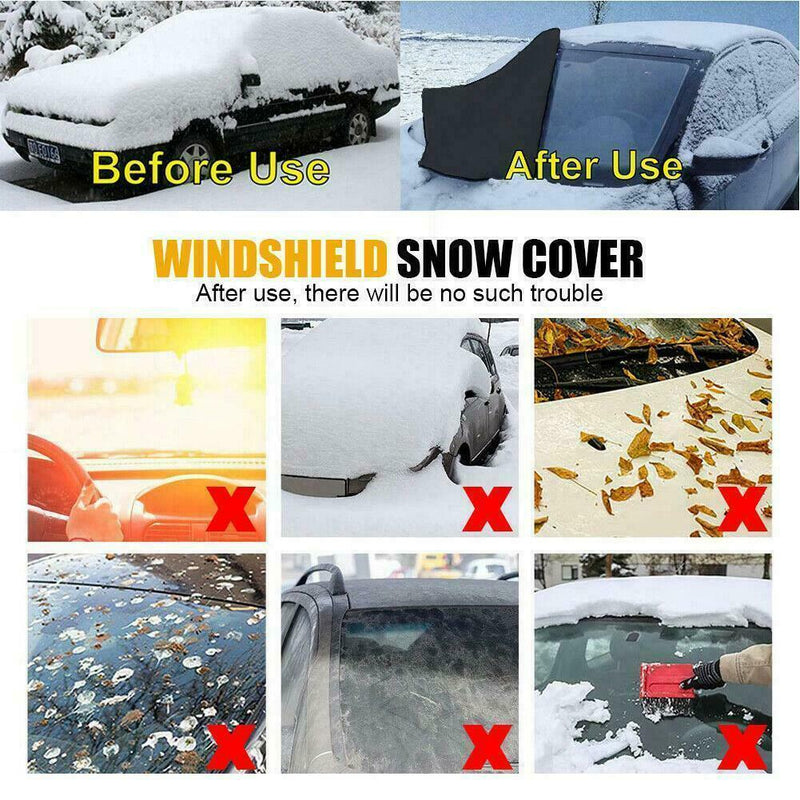 Universal Car Windshield Cover Winter Ice Frost Guard 143×118cm Shade U0D7