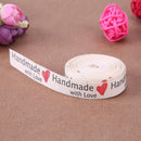 5 Yards Love Pattern Ribbon Fashion Label Keywords Craft DIY Bowknot Accessories