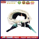 LOVE Round Card Layered Hand Chain Silk Scarf Bowknot Women Rice Bead Bracele