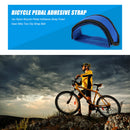 Nylon Bicycle Pedal Adhesive Strap Fixed Gear Toe Clip Strap Belt (Blue)