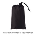 100x140cm Moistureproof Pocket Beach Blanket Mini Camping Mattress (Black)