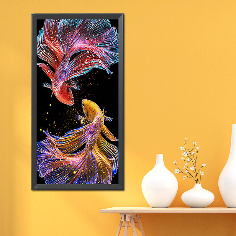 5D Diamond Painting Full Square Drill Koi Picture Rhinestone