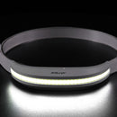 Cob LED Flashlight Waterproof Head Torch Portable Reflective for Running Cycling