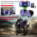 HY-008 Motorcycle Bluetooth Speaker Audio System with Mic TF AUX FM Radio U