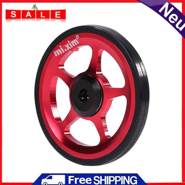 Mi.Xim CNC Aluminum Rear Rack Easywheel with M6 Bolt for Brompton Folding Bike