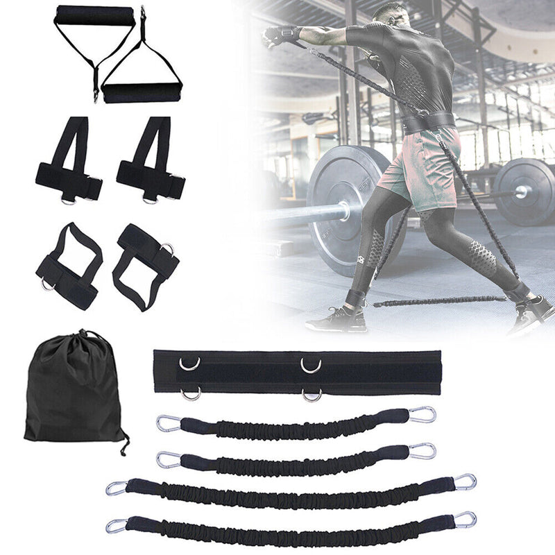 Latex Resistance Bands Stretching Strap Set Bouncing Strength Training Equipment