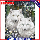 Diamond Painting Wolf Full Round Drill Picture of Rhinestone DIY Drawing Kit