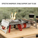 Portable Camping Picnic BBQ Table Heat Insulation Gas Stove Folding Desk Newly