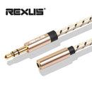 Headphone Extension Cable 3.5mm Male to Female Audio Extender Cord (0.5m) Newly