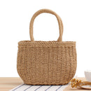 Fashion Straw Women Handbag Summer Female Handwoven Beach Holiday Small Tote Bag