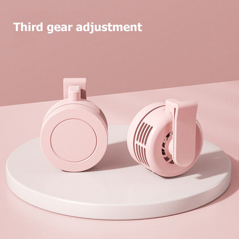 #A Portable Air Cooler Rechargeable Mini Bladeless Electric Fan Ventilador Clip