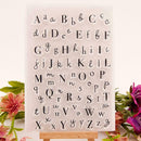 Letter Alphabet Cookie Cutter Embosser Stamp Sticky Tools Decorating G3F9 X5U1