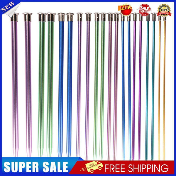 10 Pairs Knitting Needles Alumina Crochet DIY Sweater Weave Knitting Tools