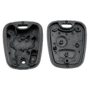 2 Buttons Remote Auto Car Key Fob Auto Case Blank Key Shell for Peugeot 206