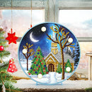 DIY Drill Special Shape Diamond Painting Light Embroidery Pendants Needlewo