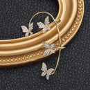 Jewelry Women Men Non Piercing Rhinestones Ear Cuff Tragus Earrings Ear Wrap