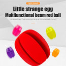 Fishing Rod Stop Egg Shape Rubber Protection Fixed Fishing Tackle (Red) Newly
