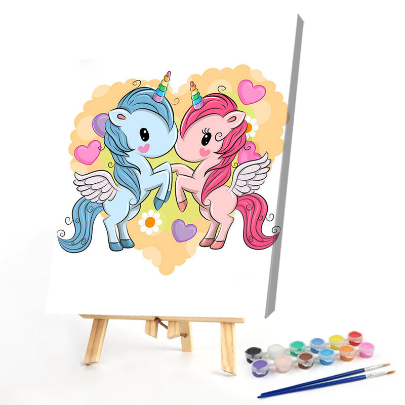 Oil Paint By Numbers Coloring Picture Digital Drawing