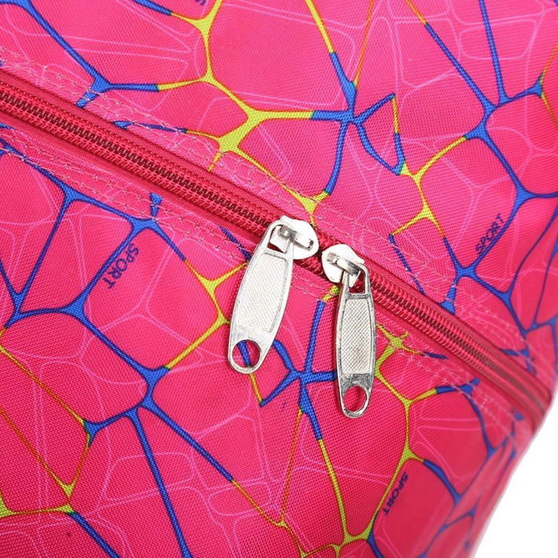 Unisex Large Capacity Travel Portable Tote Sewing Machine Bags(Rose Red)