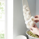 Net Fruit Vegetable Garlic Onion Hanging Storage Bags Reusable Organizers Newly