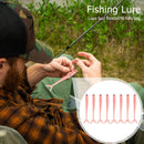 8pcs Soft Fish Fork Tail Fishing Lures Artificial 1.7g 8cm Bionic Baits (B)
