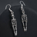 Skeleton Earrings Fashion Jewelry Halloween  Earrings Human Skeleton Pendant