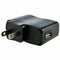 2 Pin Plug Power Adapter Charger For AC 110V-240V to Q5L8 5V 500mA-USB-Xmas Q8S9