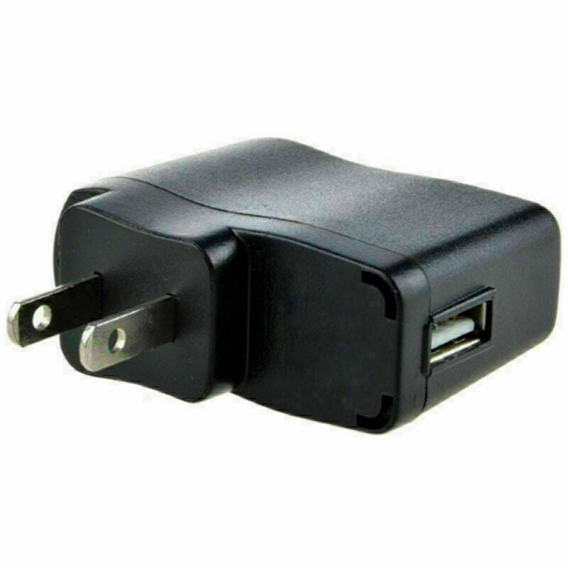 2 Pin Plug Power Adapter Charger For AC 110V-240V to Q5L8 5V 500mA-USB-Xmas Q8S9