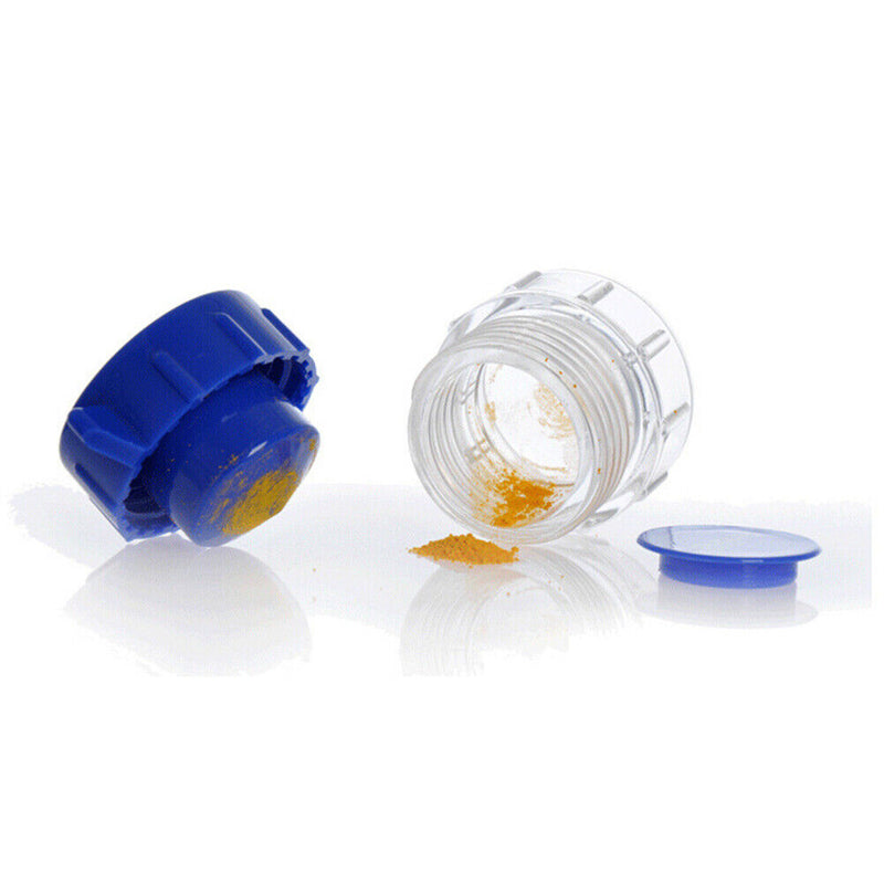 Portable Powder Tablet Grinder Crusher Pill Medicine Splitter Storage Box