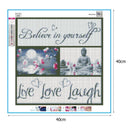 5D DIY Full Drill Diamond Painting Moonlight Flower Cross Stitch Mosaic Kit Craf