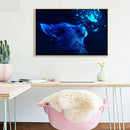 Butterfly Cat 5D DIY Full Round Drill Diamond Painting Hanging Decor Handwo