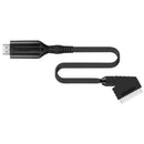 Hdmi-compatible To Scart Cable Portable 720p / 1080p Video Audio Adapter Convert