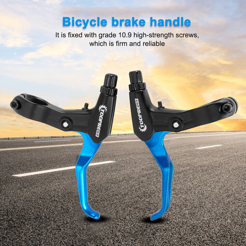 TOOPRE Aluminum Alloy Mountain Bike Brake Lever Bicycle Clutch Grips Handleable