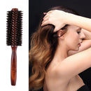 3 Sizes Anti Static Wood Bristle Hair Round Brush Hairdresser Styling Newly